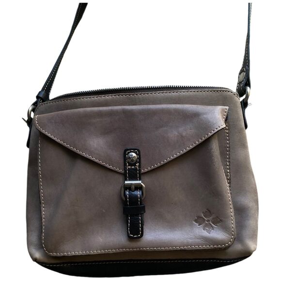 Vtg Patricia Nash Distressed Leather Crossbody Handbag Purse Glaze Avellino - Picture 4 of 13